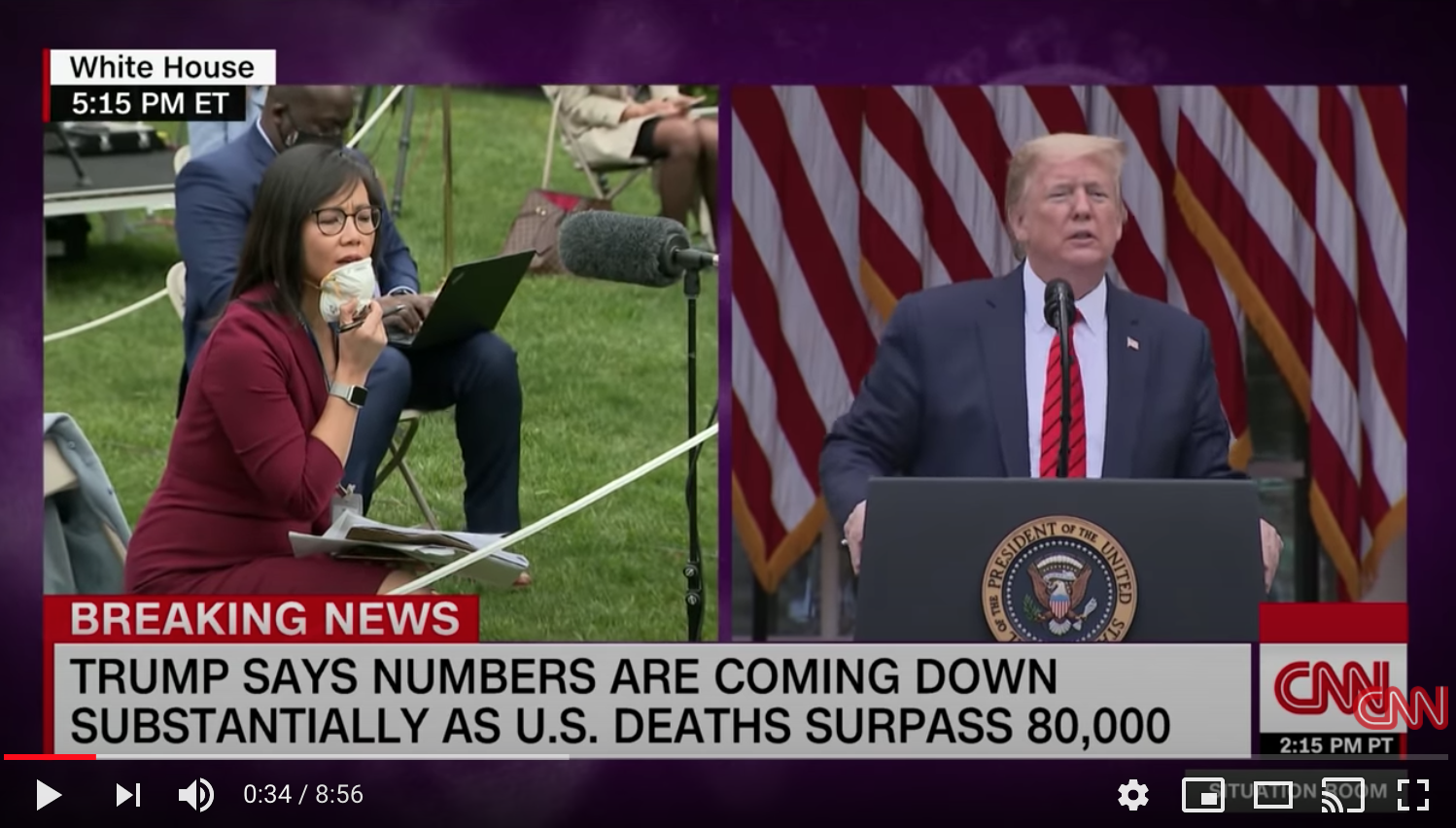 CBS Reporter Weijia Jiang astounded at Trump's response during news conference