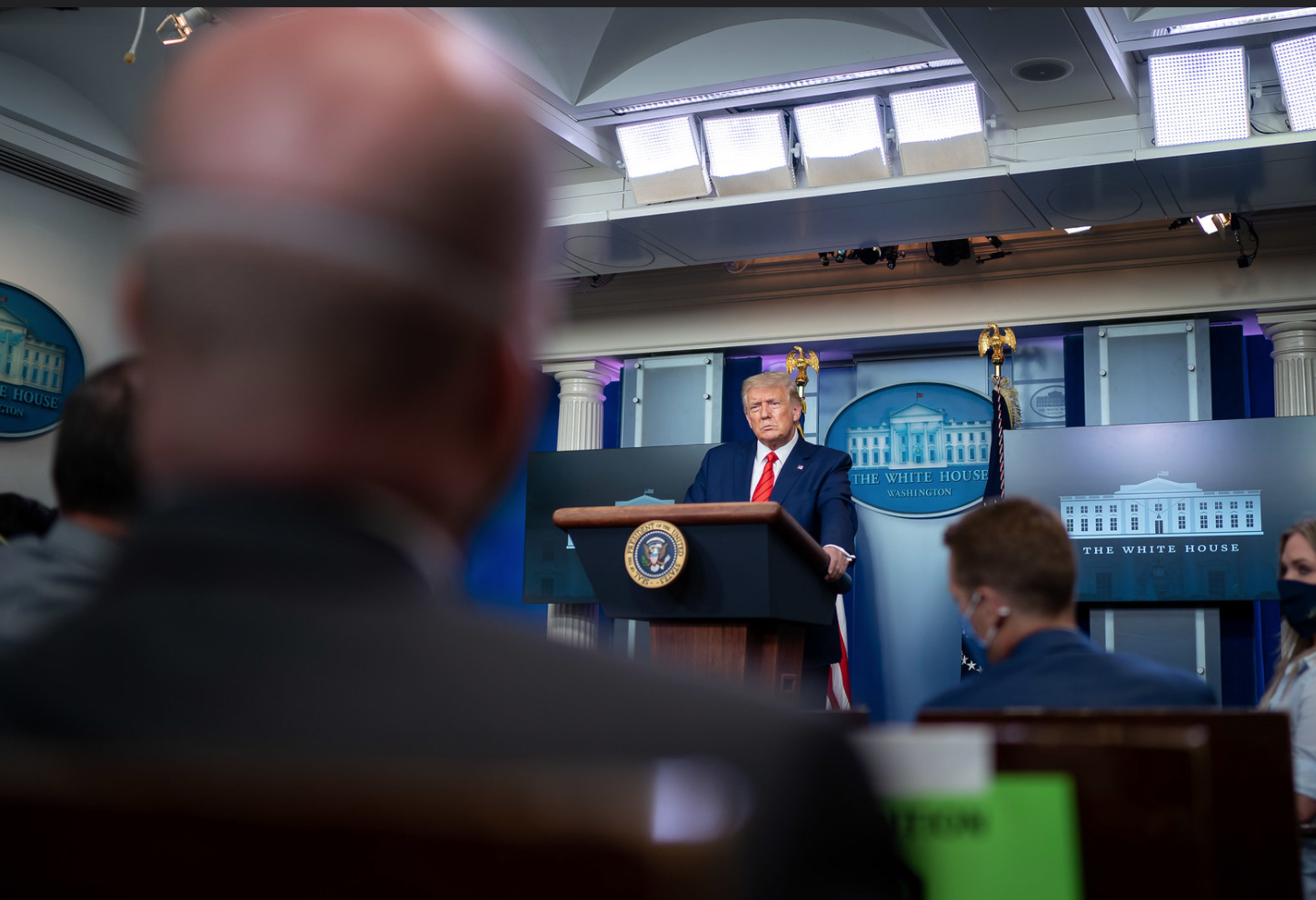 White House Photo Donald Trump News Conference