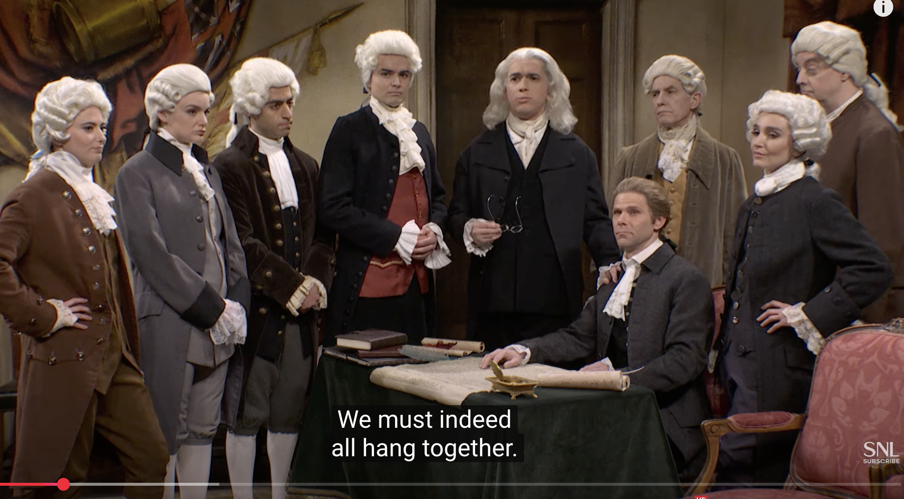 Founding Fathers & Trump SNL